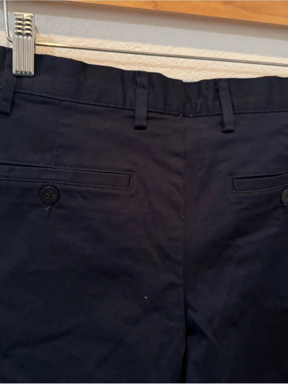 Zara Man Black Chinos with Red and White Side Stripes